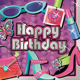 Glitzy Girl Lunch Napkins, 16ct